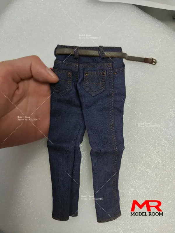 1/6 Scale Male Denim Pants for Action Figures - Image 5