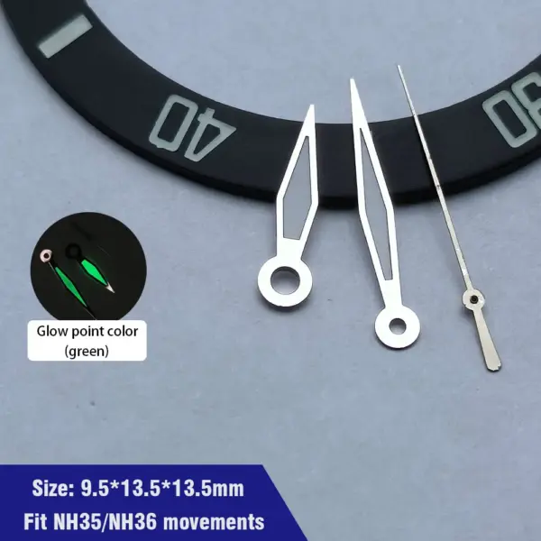 Green Luminescent Hands for NH35 NH36 Sports Watch - Image 4