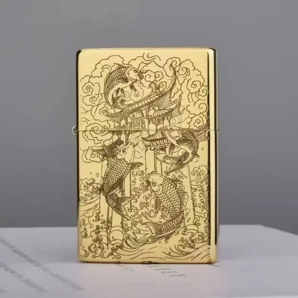 ZORRO Copper Windproof Kerosene Lighter - Image 8