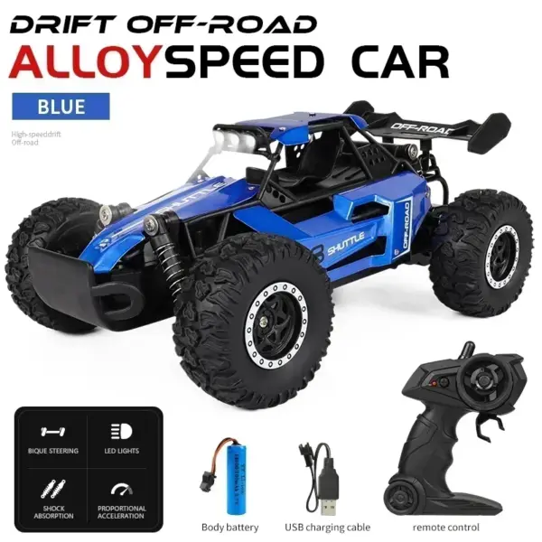 1:16 iOSN Off-road RC Car with LED Lights - Image 11