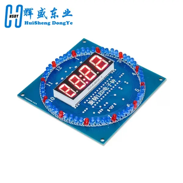Rotating LED Alarm Clock Kit with Water Lamp - Image 6