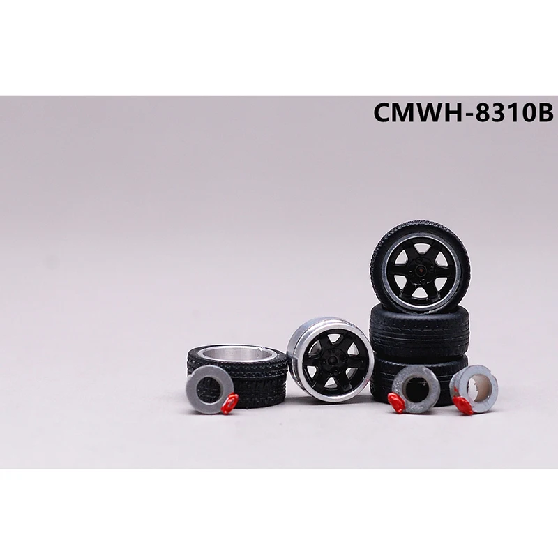 CM Model 1/64 Alloy Wheel & Tire Set for Model Cars 11 CM Model 1/64 Alloy Wheel & Tire Set for Model Cars - Image 11
