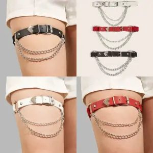 Women’s Heart-Shaped Leg Chain Garter 10 S3831c318b6504f1ba899861d3f567533B