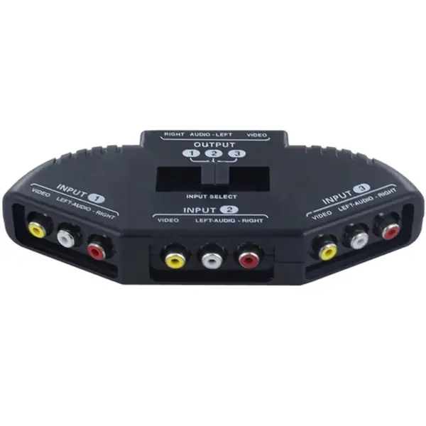 3-Way HDMI AV Switch Selector Box with Cable - Image 5