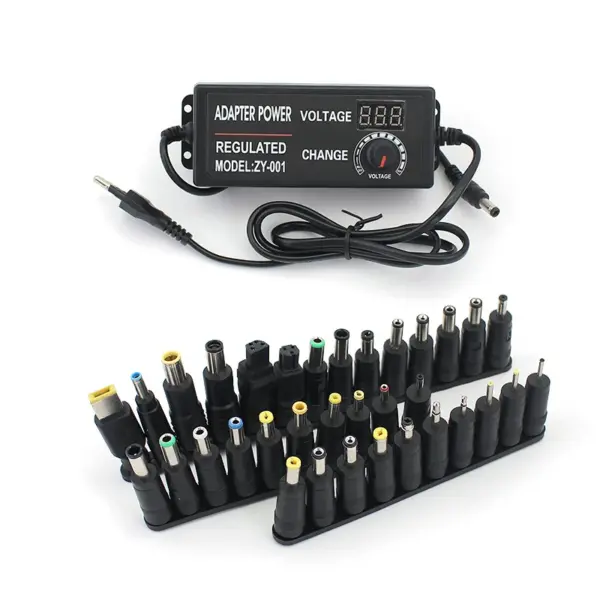 Adjustable 12V Power Supply with LED Display for Electronics - Image 13