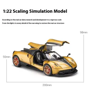 1:22 Pagani Huayra Diecast Alloy Car Model 11 S38a5c9296c154c668f004a692abe22bfp