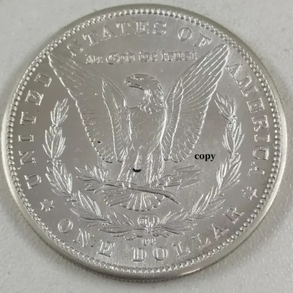 Replica US 1878-CC Morgan Silver Dollar Coin - Image 2