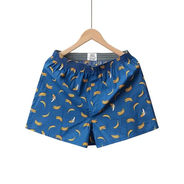 Men's 100% Cotton Loose Boxer Shorts YH13 - Image 7