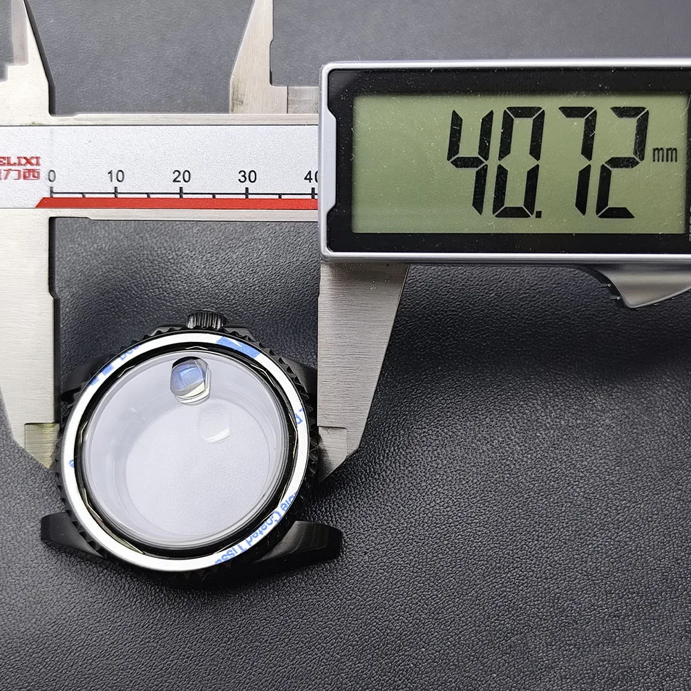 GMT 40.5mm Bidirectional Sapphire Watch Case for NH34/NH35 5 GMT 40.5mm Bidirectional Sapphire Watch Case for NH34/NH35 - Image 5