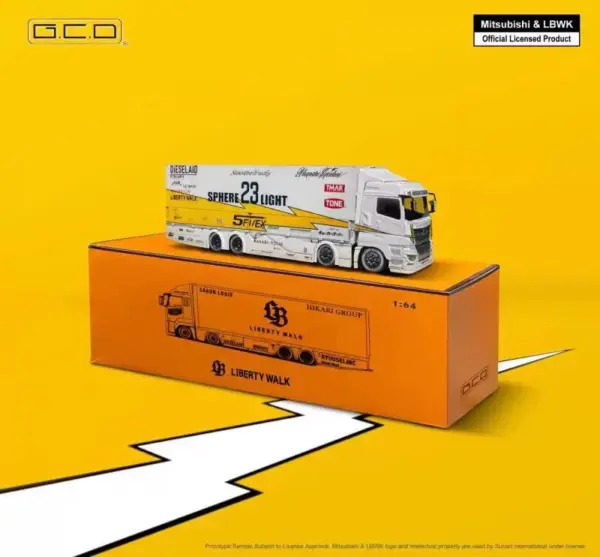GCD 1:64 Spread-Wing Container Truck Model - Image 2