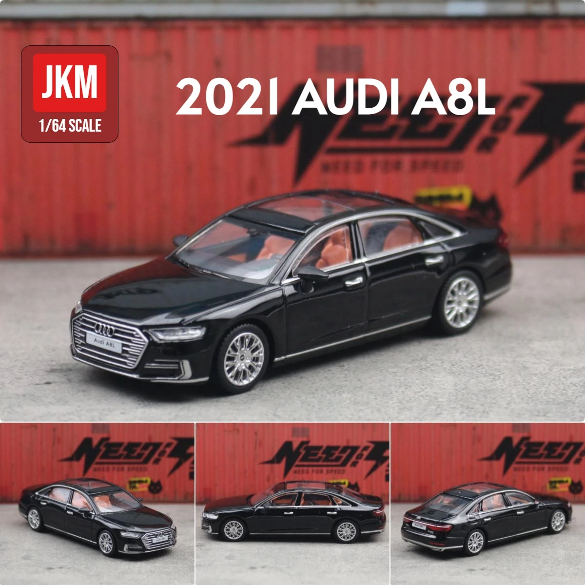 1:64 Audi A8L Diecast Miniature Model Collection 4 1:64 Audi A8L Diecast Miniature Model Collection - Image 4