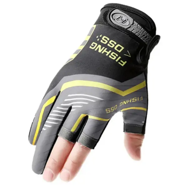 Men's Summer Three-Finger Fishing and Cycling Gloves - Image 2