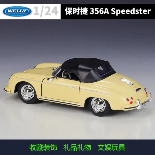 Welly 1:24 Porsche 356A Diecast Model - Image 3