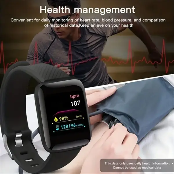 CHAONB 116Plus Smartwatch for Adults and Kids - Image 3