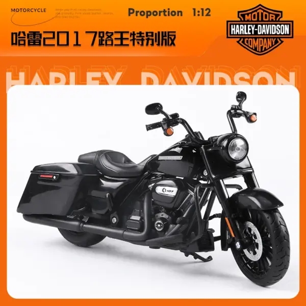 Maisto 1:12 Harley-Davidson Alloy Motorcycle Model - Image 6