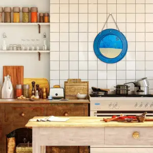 Circular Wooden Wall Plaque for Rooms and Decor 10 S39d43a78e0fe417aa00946bca2ffe9dbB