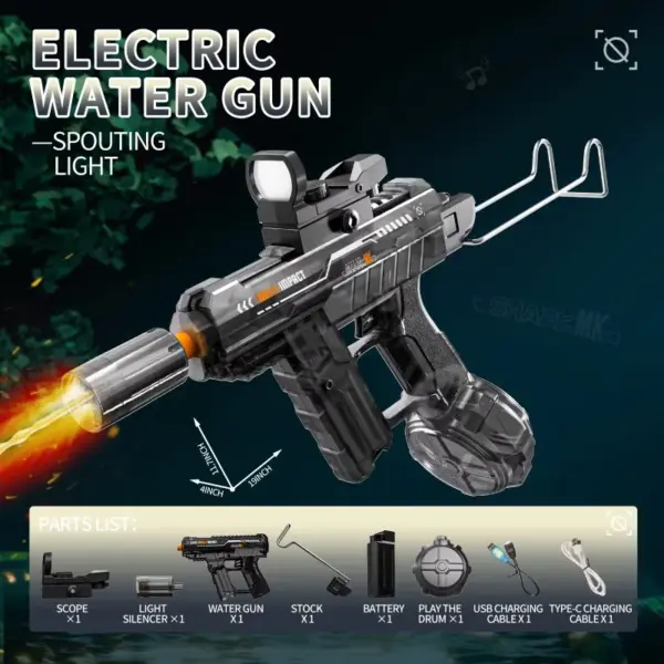 Children's Electric Water Gun Summer Playtoy - Image 12