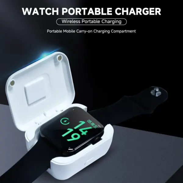 Magnetic Wireless Power Bank for Apple Watch Series 1-10 - Image 5