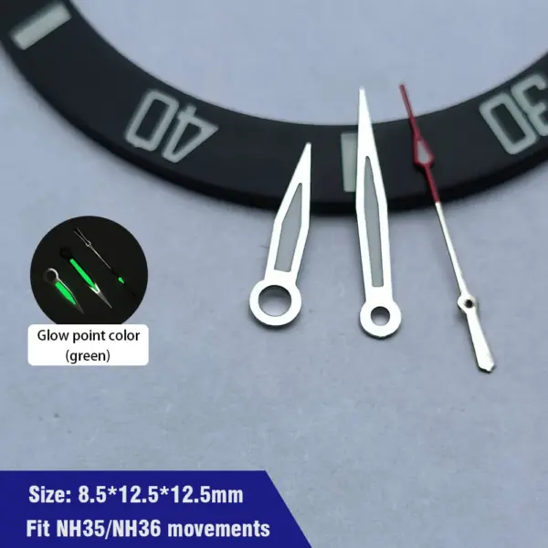 Green Luminescent Hands for NH35 NH36 Sports Watch - Image 9