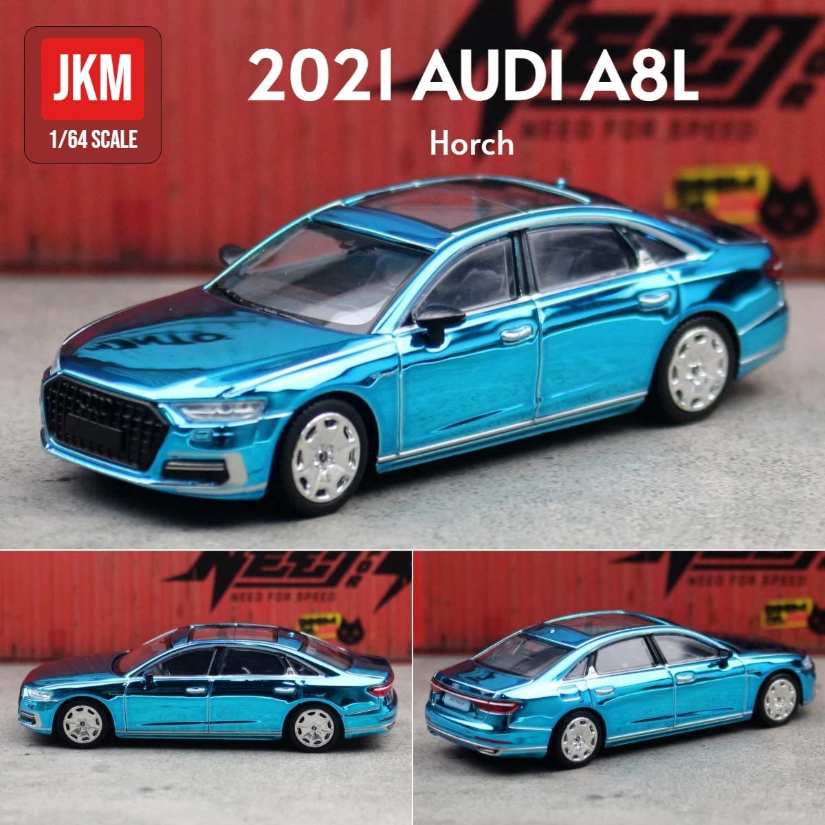 1:64 Audi A8L Diecast Miniature Model Collection 7 1:64 Audi A8L Diecast Miniature Model Collection - Image 7