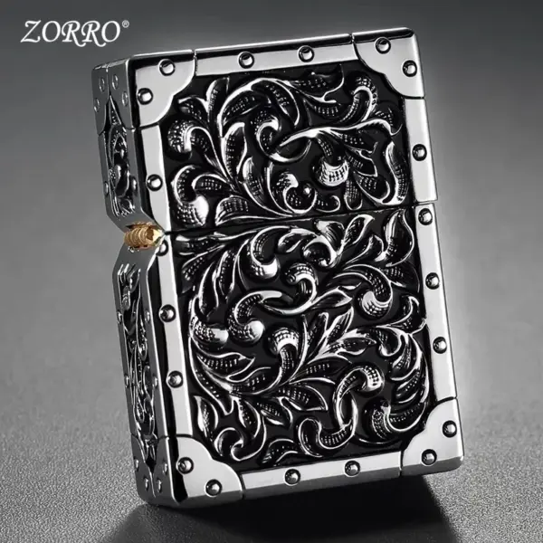 ZORRO Copper Windproof Kerosene Lighter Armor - Image 2