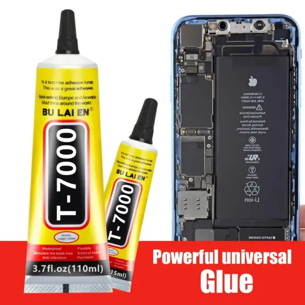 15ML T7000 Black Contact DIY Glue for Repairs - Image 2