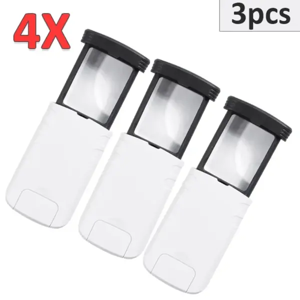 4X Foldable LED Pocket Magnifier for Reading - Image 7