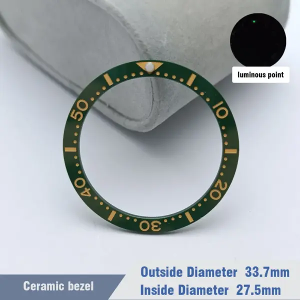 Ceramic Diver Watch Bezels 33.7mm x 27.5mm Replacement - Image 11