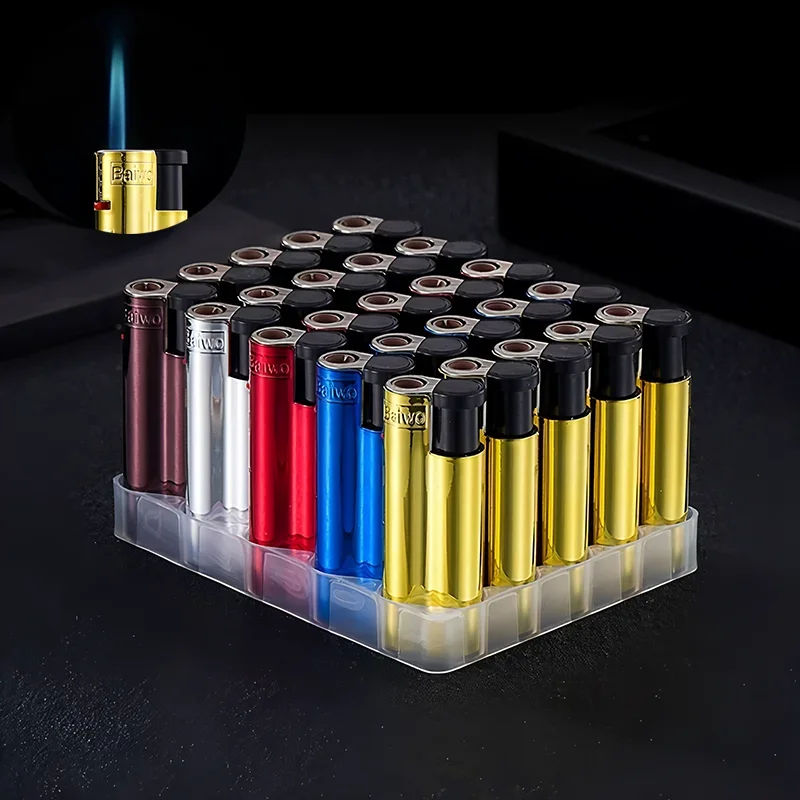 25PCS Windproof Metal Gas Lighters for Men 2 25PCS Windproof Metal Gas Lighters for Men - Image 2