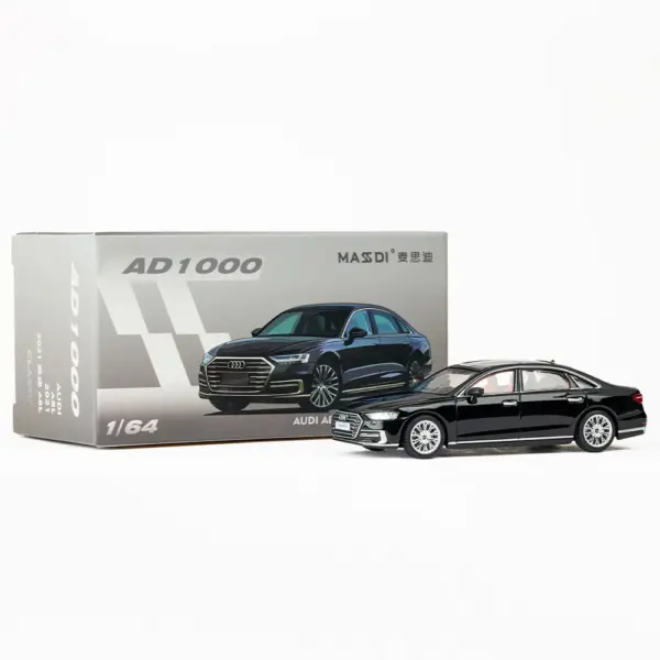 JKM 1/64 A8L Vintage Diecast Car - Image 3