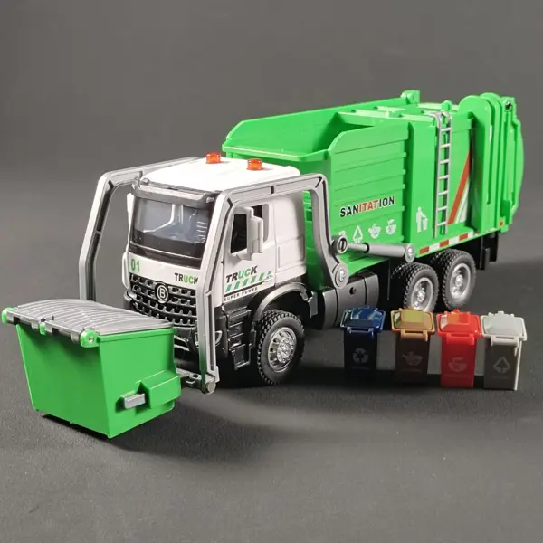 1:35 Maisto Urban Sanitation Truck Model - Image 6