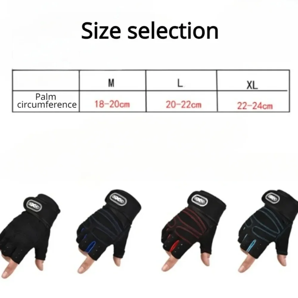 Men's Unisex Breathable Cycling Gloves Model: Fitness Half Finger Gloves 6 Men's Unisex Breathable Cycling Gloves Model: Fitness Half Finger Gloves - Image 6