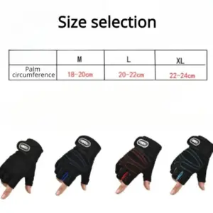 Unisex Fitness Half Finger Gloves for Workout 18 S3b7a2999e8ce42cd955da86cbb87839ao