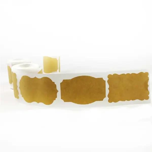 100 Pieces Kraft Label Stickers for Crafts and Packaging - Image 3