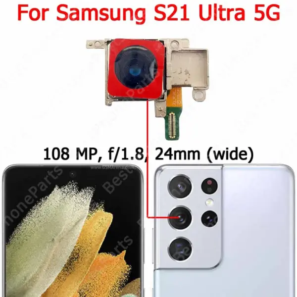 Samsung Galaxy S21 FE S21 Ultra Rear Camera Module - Image 9