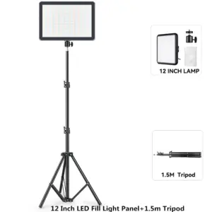 8/12 Inch LED Video Light Panel Kit with Tripod 22 S3baa05ed32174170b55069cabe999d3cj