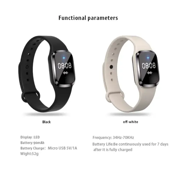Xiaomi M2 Portable Ultrasonic Mosquito Repellent Bracelet - Image 6