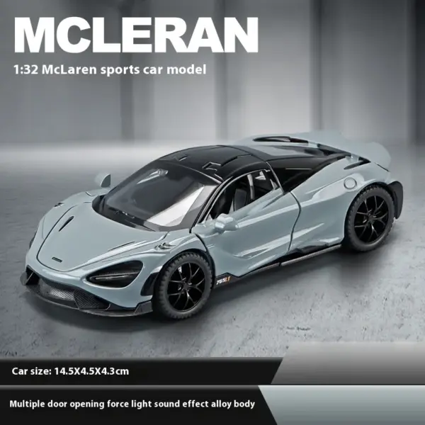 1:32 McLaren 765LT Alloy Model Car - Image 7