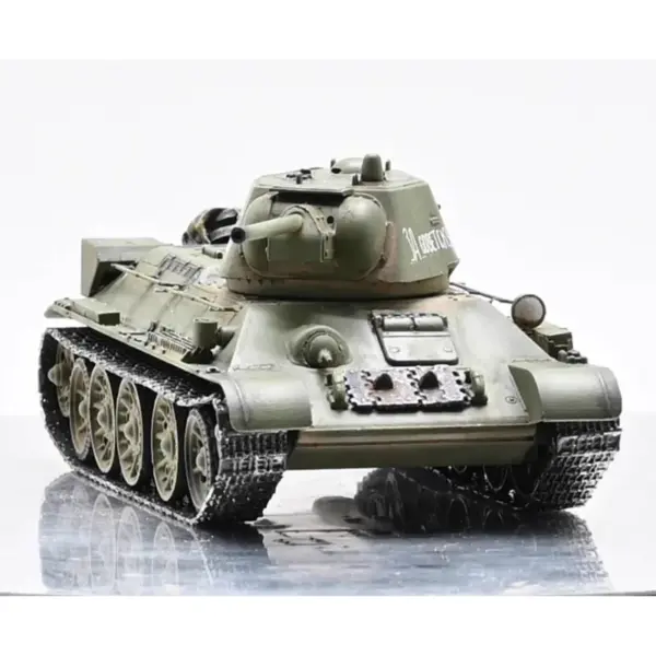 SANRONG 1/72 T34/76 Soviet Tank Model - Image 4