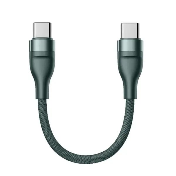 Short USB C Male to Male Charging Cable 66W - Image 10
