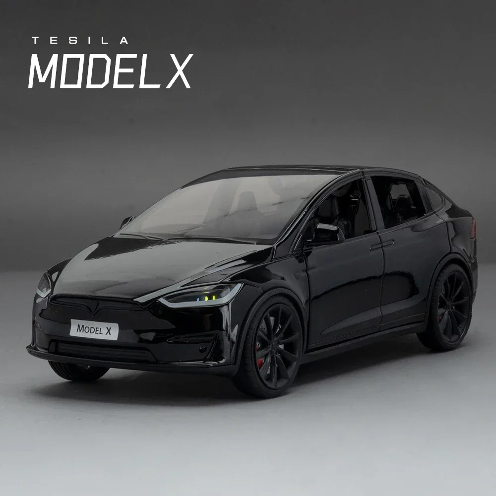 Black 1:24 Scale Model X Die-Cast Car 7 Black 1:24 Scale Model X Die-Cast Car - Image 7