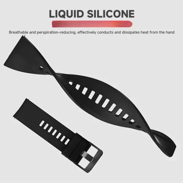 Silicone Case and Strap for Redmi Watch 5 Lite - Image 2