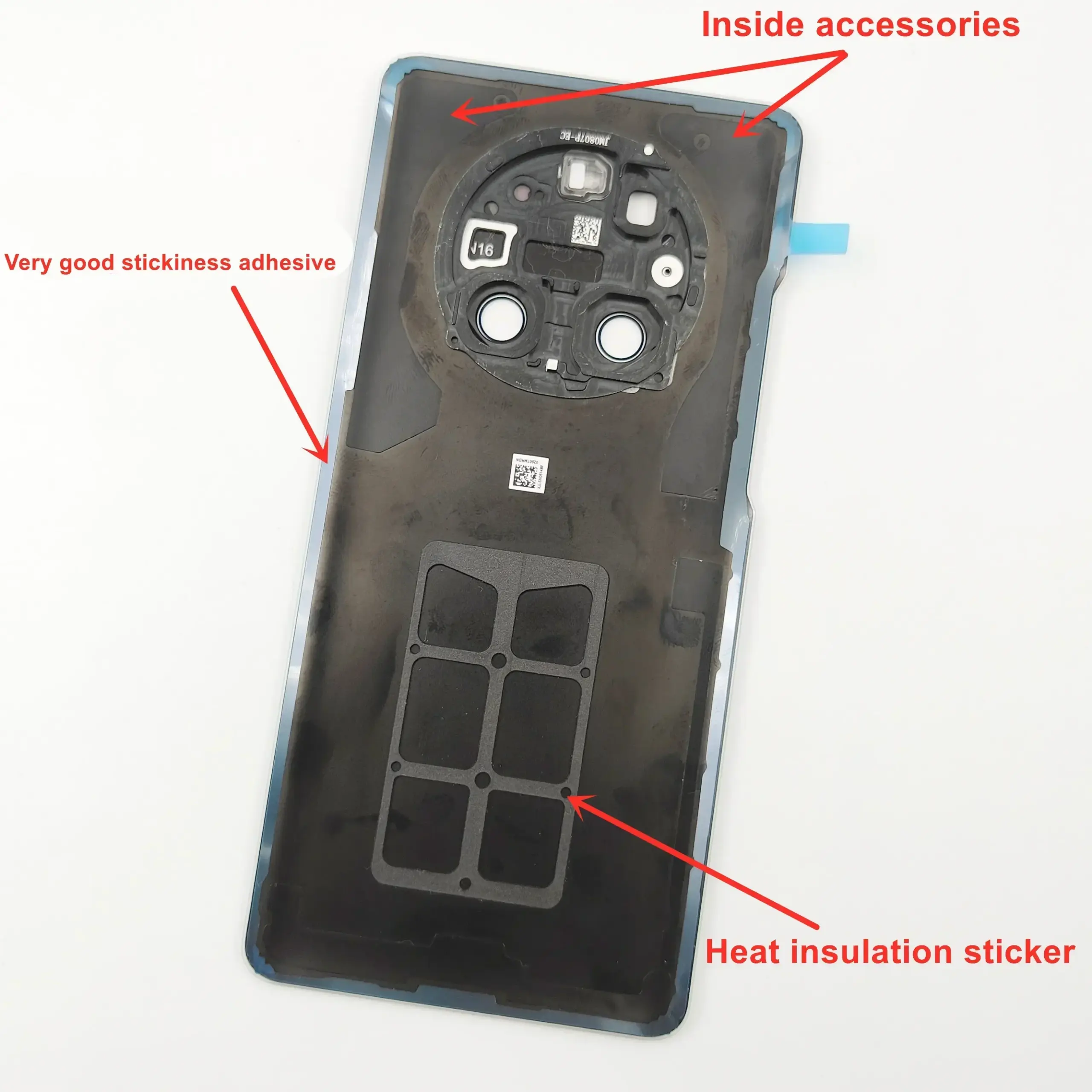 Huawei Mate 40 Pro Glass Back Cover with Logo 2 Huawei Mate 40 Pro Glass Back Cover with Logo - Image 2