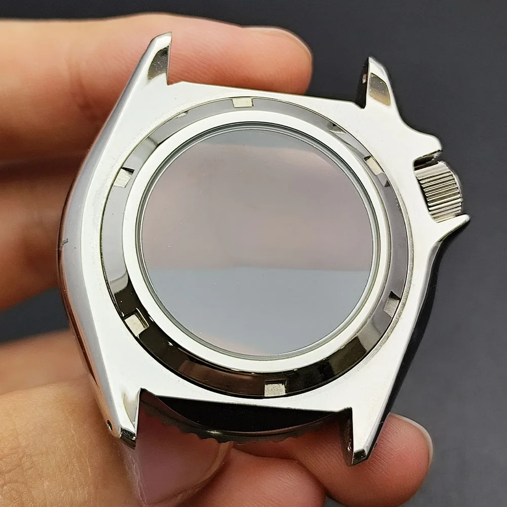 42mm Black Matte Watch Case for NH35 Movement 2 42mm Black Matte Watch Case for NH35 Movement - Image 2