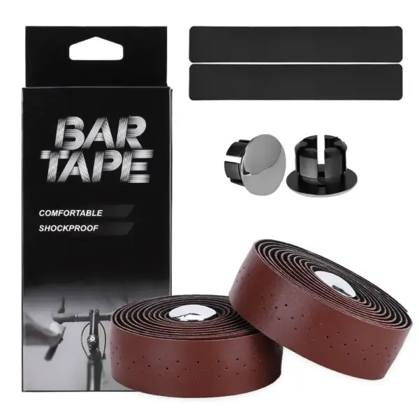 Outdoor Cycling Handlebar Tape with Bar Plugs - Image 9
