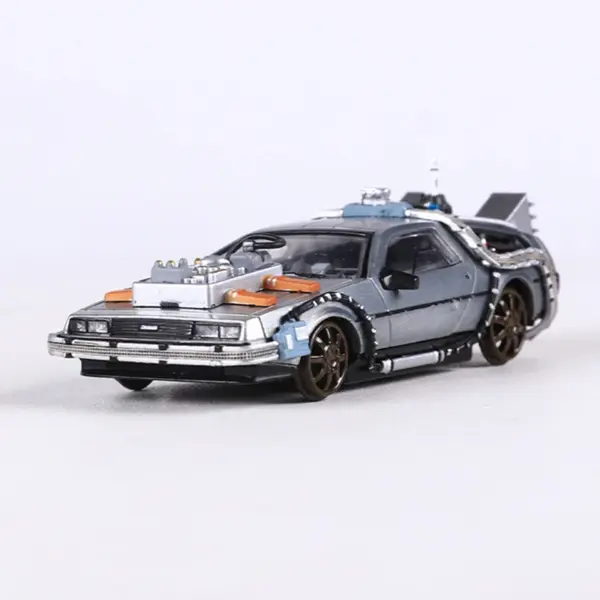 DeLorean DMC Time Machine 1:64 Diecast Model - Image 7