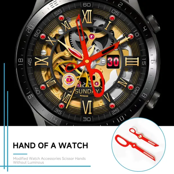 Coloured Scissor Shape Watch Hands for NH35 - Image 2