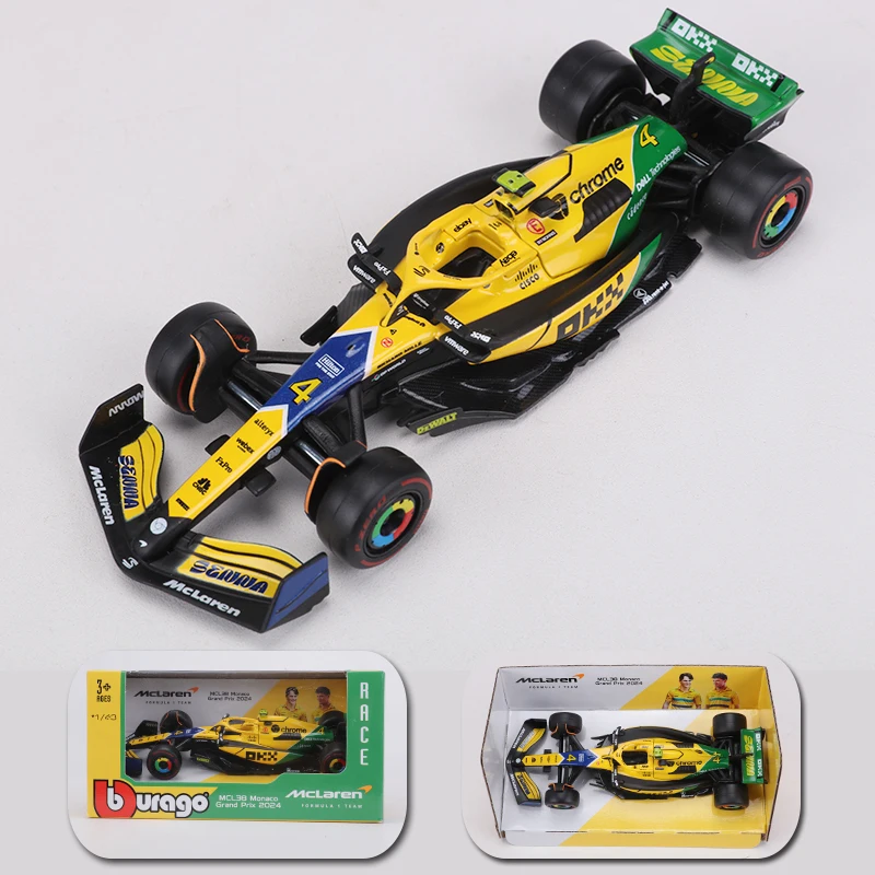 Bburago 1:43 McLaren MCL38 F1 Model Car No.81 10 Bburago 1:43 McLaren MCL38 F1 Model Car No.81 - Image 10