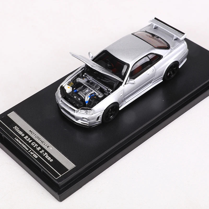 MotorHelix 1:64 NISMO R34 Z-TUNE Alloy Model Car 7 MotorHelix 1:64 NISMO R34 Z-TUNE Alloy Model Car - Image 7