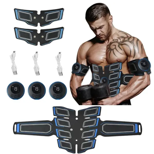 USB Rechargeable Abdominal Muscle Toner Belt - Image 5